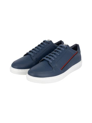 DreiMaster Maritim Sneakers Aus Leder in Marine