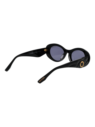 Trussardi Frauen Sonnenbrille Oval Schwarz