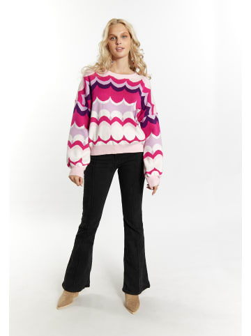 IZIA Pullover in Pink Mehrfarbig