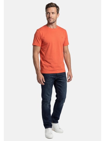 Lerros T-Shirt Basic in Rot / dunkelblau