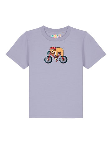 wat? Apparel T-Shirt Sloth in Lavender