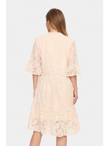SAINT TROPEZ Kleid ZannaSZ Lockere Passform in Creme