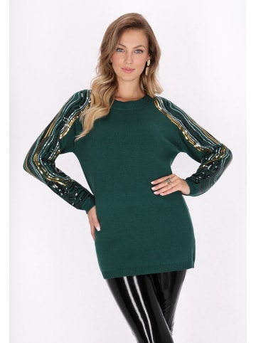 faina Pullover in Dunkelgrün