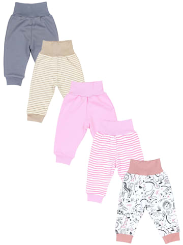 TupTam Baby Pumphose 5er Pack in beige/rosa