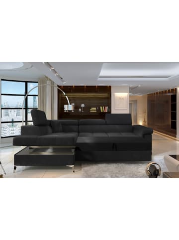 MF Design Eduardo Recamiere Links in Anthrazit -  (L) 202 x (B) 275 x (H) 88 cm