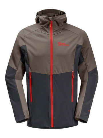 Jack Wolfskin Funktionsjacke BRISSTAL HOODY in Braun