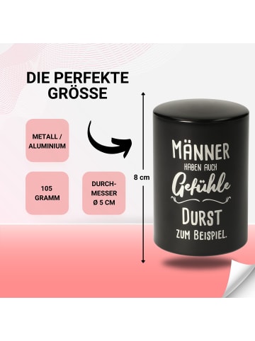 elasto Flaschenöffner "Push & Pull" in schwarz - mit Motiv