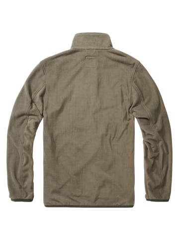Brandit Fleece Zipthrough in olive