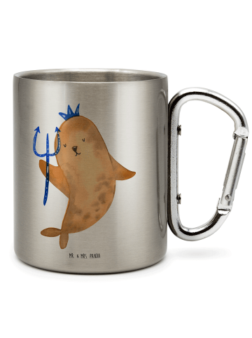 Mr. & Mrs. Panda Tasse Sternzeichen Wassermann ohne Spruch in Silber