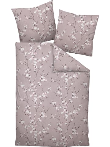 Janine Mako-Soft-Seersucker Bettwäsche in mauve