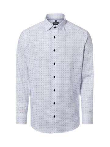 OLYMP  Hemd in weiß blau