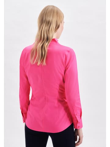 Seidensticker Kelchkragenbluse Slim Fit in Rosa/Pink