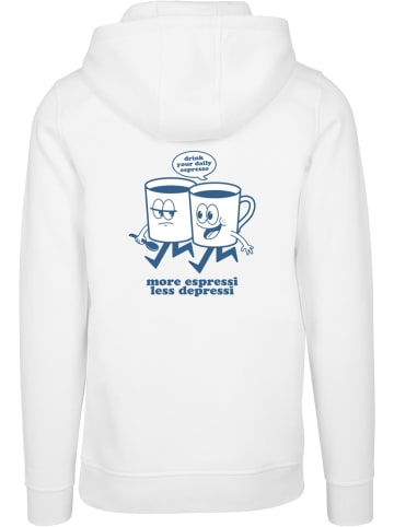 Mister Tee Hoodie "More Espressi Hoody" in Weiß