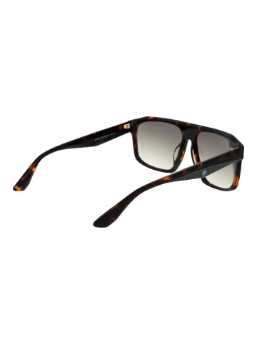 BMW Männer Sonnenbrille Quadratisch Braun