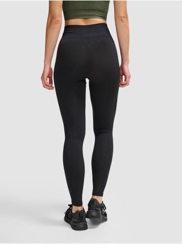 Hummel Leggings Hmlclea Multisport Damen in BLACK MELANGE