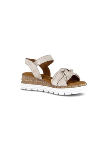Gabor Plateau Sandalen in beige