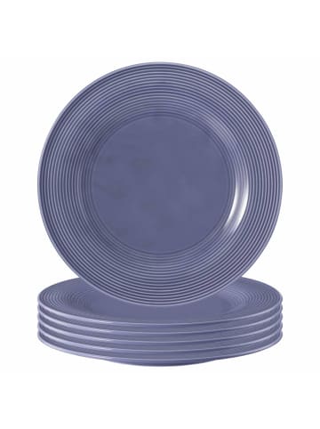 Seltmann Weiden 6er Set Speiseteller Beat Color Glaze ø 27,7 cm in Fliederblau