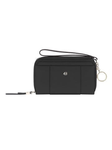 Piquadro Circle Geldbörse RFID Schutz Leder 19 cm in black