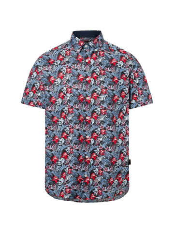 Bugatti Freizeithemd in blau rot