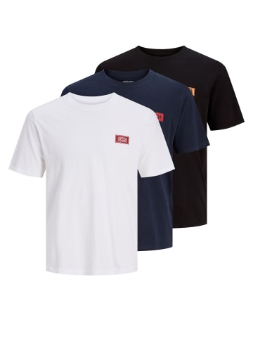 Jack & Jones 3er-Pack T-shirt in Black