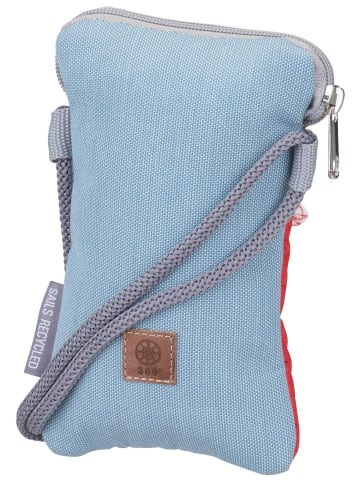 360 grad Handytasche Nautik Lütt in Weel-Weiß/Hellblau/Rot/Pink