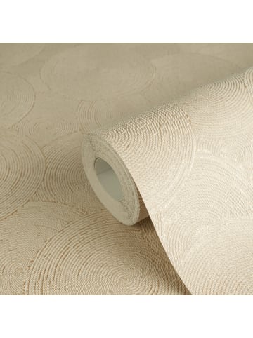 A.S. Création Tapete Nordic Circles in Cremebeige 