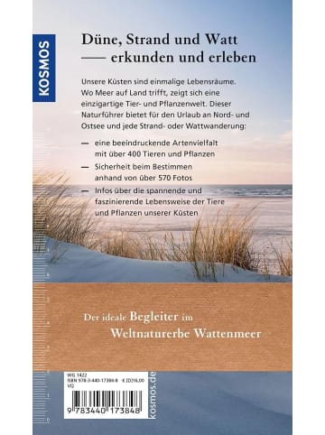 Franckh-Kosmos Düne, Strand und Watt | Tiere und Pflanzen unserer Küsten - über 400 Arten....