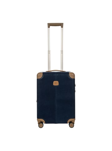 BRIC`s Life 4 Rollen Kabinentrolley S 55 cm mit Dehnfalte in blue