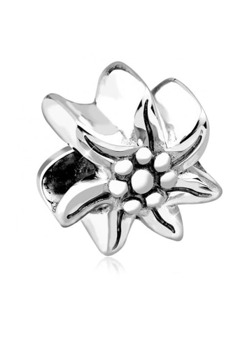 Nenalina Charm 925 Sterling Silber Edelweiss in Silber