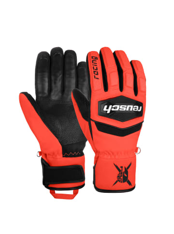 Reusch Fingerhandschuhe Worldcup Warrior R-TEX® XT Junior in 7809 black / fluo red