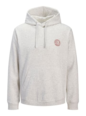 Jack & Jones Kapuzenpullover in White Melange
