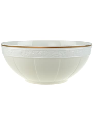 Villeroy & Boch Schüssel Ivoire ø 24 cm weiß-gold in weiß-gold