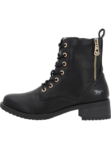 Mustang Stiefeletten in Schwarz/Gold