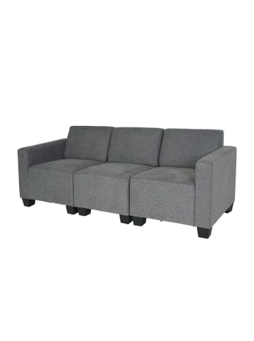 MCW Modular 3-Sitzer Sofa Moncalieri, Grau