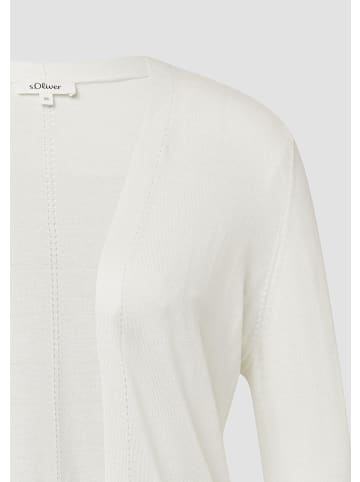 s.Oliver Strickjacke langarm in Creme