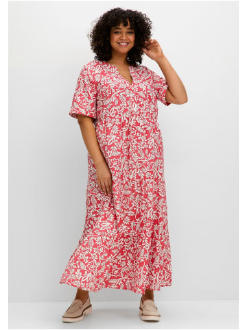 sheego Maxikleid in hummer gemustert