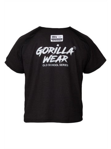 Gorilla Wear T-shirt - Augustine Old School Workout Top - Schwarz