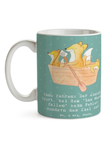 Mr. & Mrs. Panda Tasse Kanu Abenteuer mit Spruch in Meeresbrise
