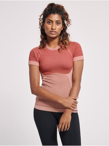 Hummel T-Shirt Raglanärmel Hmlclea Damen in WITHERED ROSE/ROSE TAN MELANGE