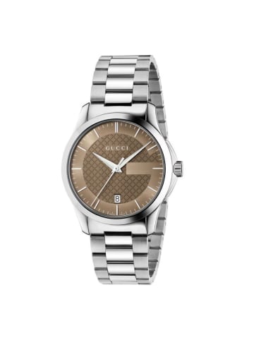 Gucci Uhr aus Edelstahl Model YA126445