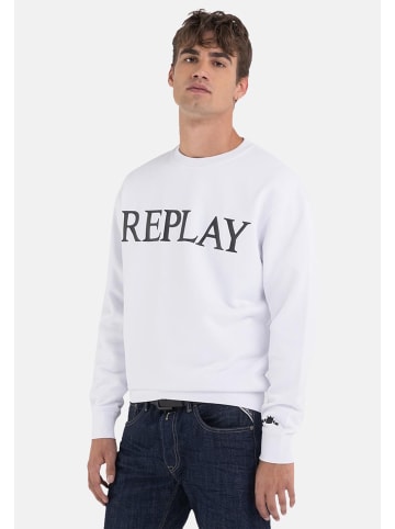 Replay Sweatshirt in weiß
