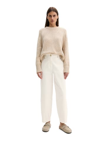 Marc O'Polo Hose Model Minu barrel in White Cotton