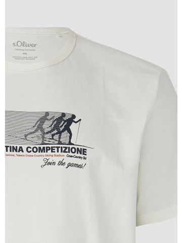 s.Oliver T-Shirt in 02D4_creme