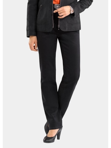 GOLDNER Jeanshose Carla Classic Jeans CARLA in schwarz