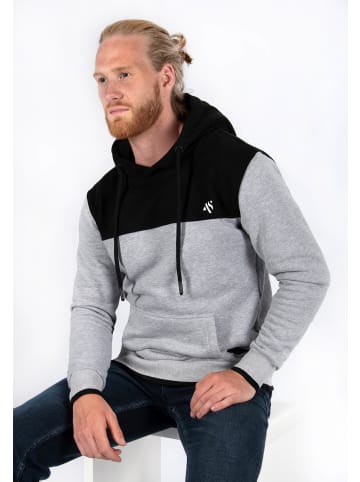Alessandro Salvarini Kapuzenpullover AS-312 in Hellgrau