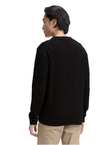 Tom Tailor Pullover BASIC V-NECK KNIT in Schwarz