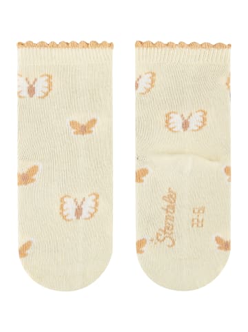 Sterntaler Socken 4er-Pack Struktur in ecru