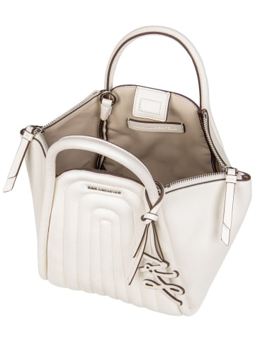 Karl Lagerfeld Handtasche K/Wellen Tote in Off White
