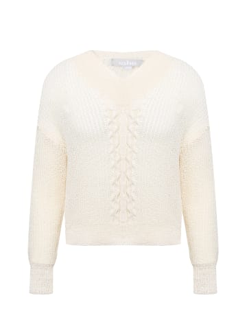 Usha Pullover in Wollweiss