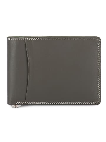 MYWALIT Geldbörse RFID Schutz Leder 11 cm Geldscheinklammer in orchid